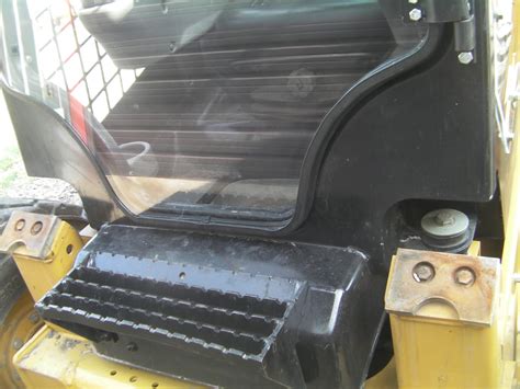 cat skid steer replacement door|aftermarket skid steer doors.